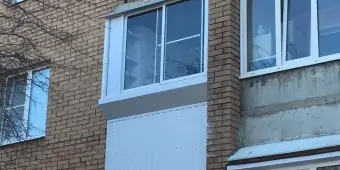 Вынос балкона вперед